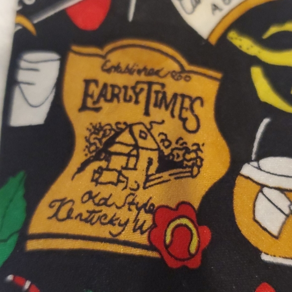 100% Silk Neck Tie Cocktails Motifs - Picture 5 of 8